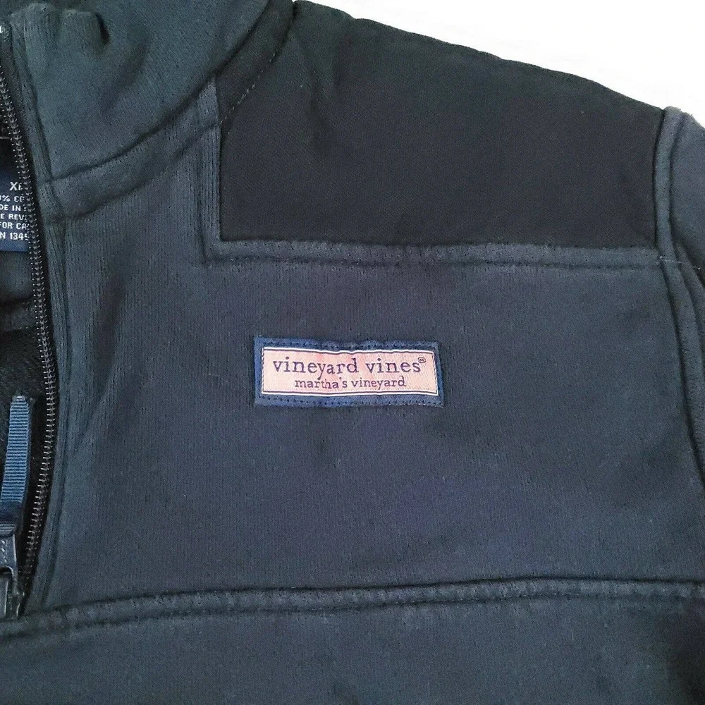 Vineyard Vines Girls Pullover XL Navy Blue Cotton